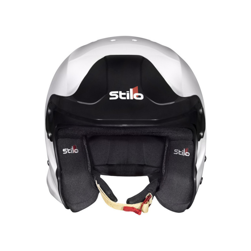 Casque Stilo Venti4 Trophy Jet Composite - Snell SA2025 FIA 8859-2024 Blanc/Intérieur Noir sans clips Hans