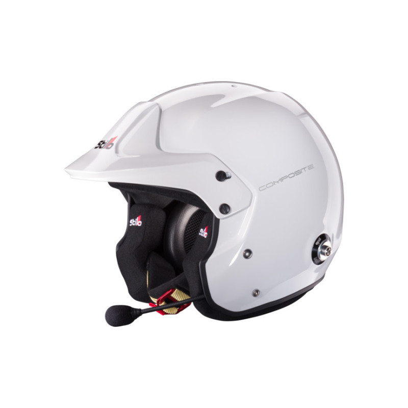 Casque Stilo Venti4 Trophy Plus Composite - Snell SA2025 FIA 8859-2024 Blanc/intérieur Noir