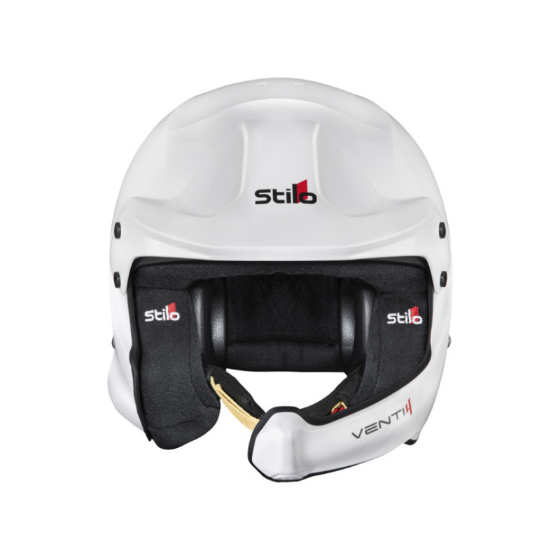 Casque Stilo Venti4 WRC Rally Composite blanc - Snell SA2025 FIA 8859-2024