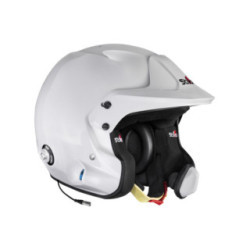 Casque STILO Venti4 WRC Turismo blanc/noir - Snell SA2020 FIA 8859-24 Hans FIA8858-10