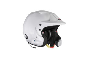 Casque STILO Venti4 WRC Turismo blanc/noir - Snell SA2020 FIA 8859-24 Hans FIA8858-10