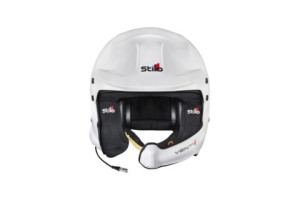 Casque STILO Venti4 WRC Turismo blanc/noir - Snell SA2025 FIA 8859-24 Hans FIA8858-10